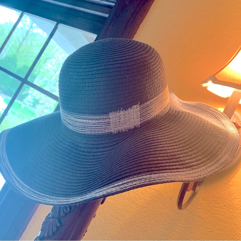 Threads 4 Thought midnight blue straw hat